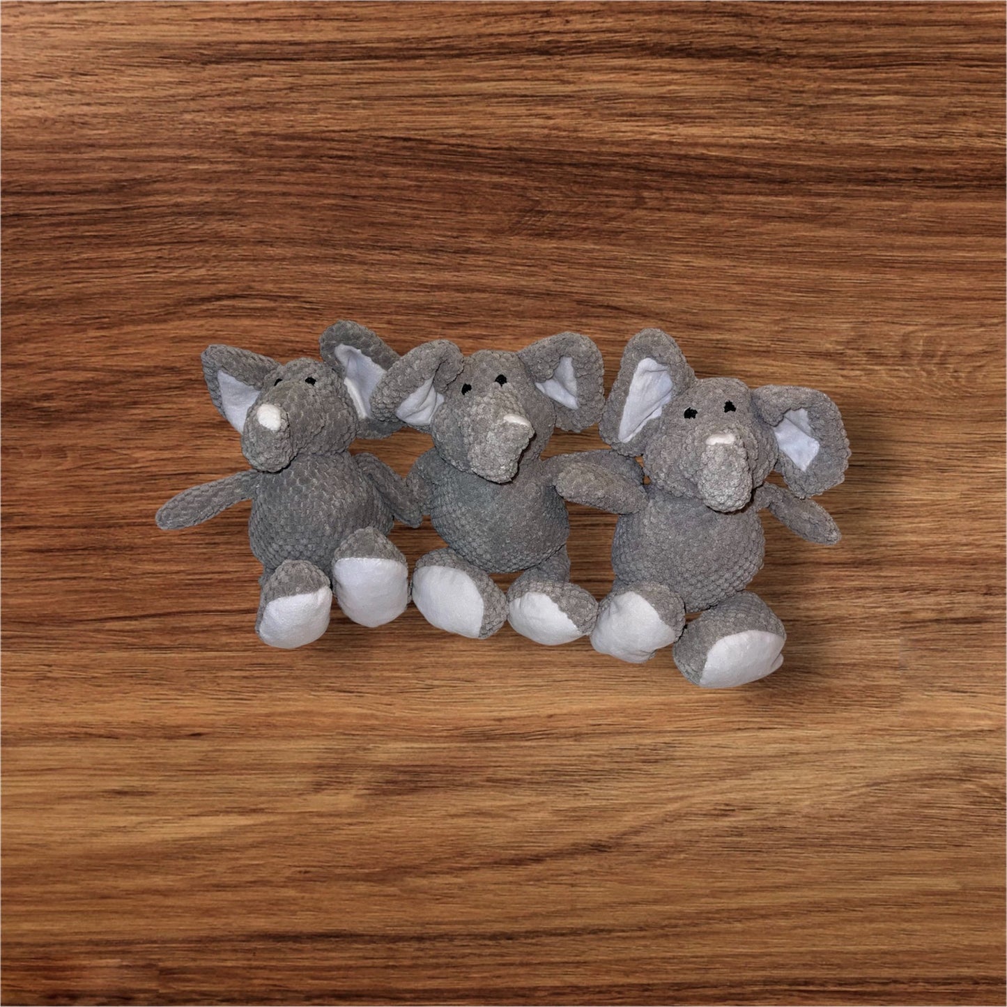 Elephant Chew Toy Trio – Triple the Trunk Fun