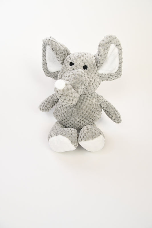 Elephant Dog Toy. Durable Squeaky & Adorable.. Good for Teething Puppies and  Playful Dogs