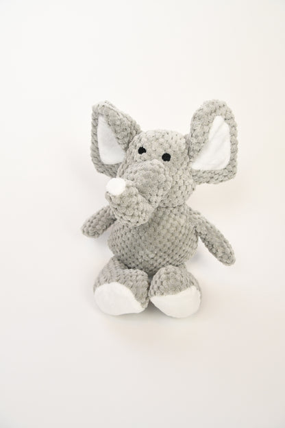 Elephant Dog Toy. Durable Squeaky & Adorable.. Good for Teething Puppies and  Playful Dogs