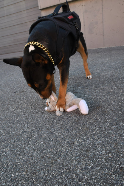 Elephant Dog Toy. Durable Squeaky & Adorable.. Good for Teething Puppies and  Playful Dogs